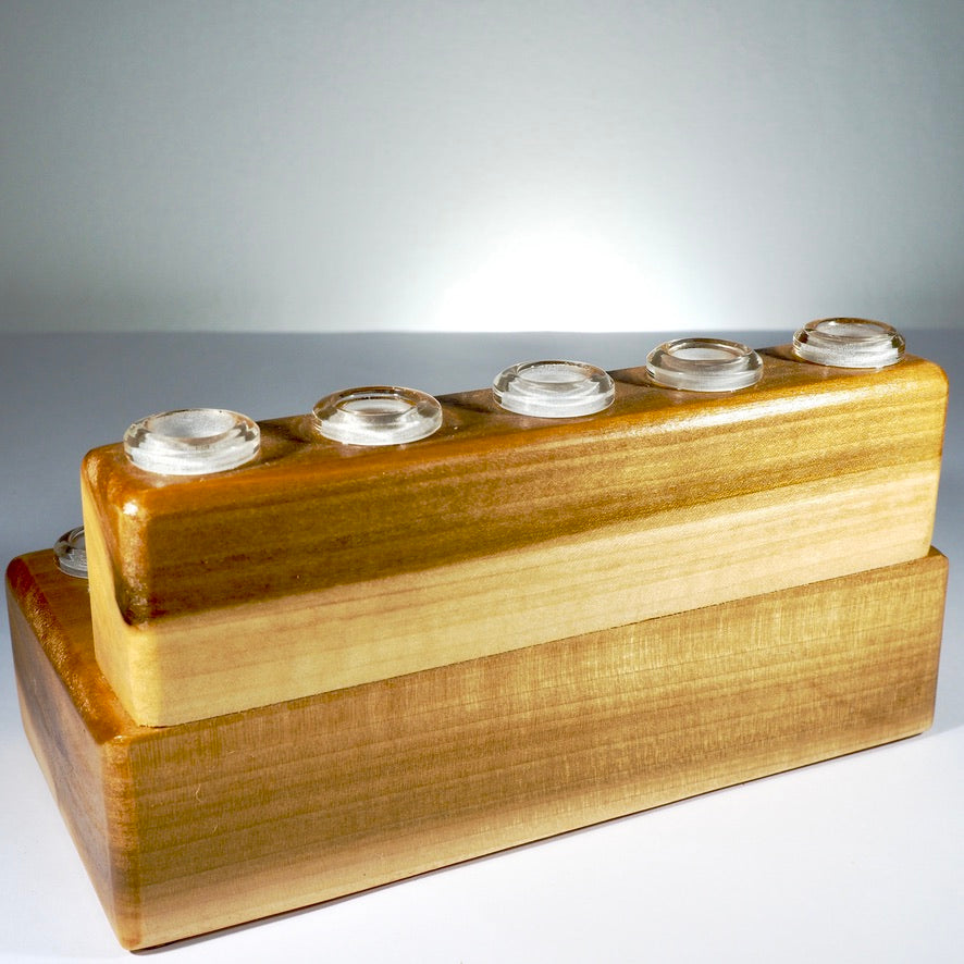 HeadyBlokCreations - 10 Joint Display - 14mm - Poplar
