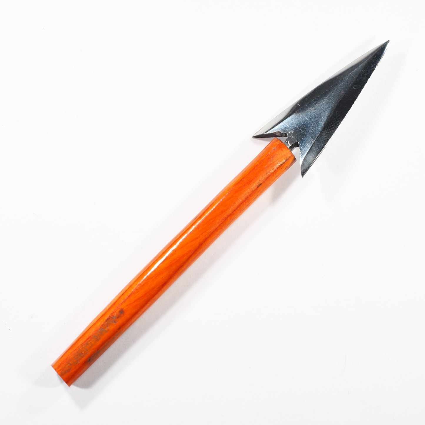 Dab Blade - Harpoon - Steel - Orange Woodgrain Handle