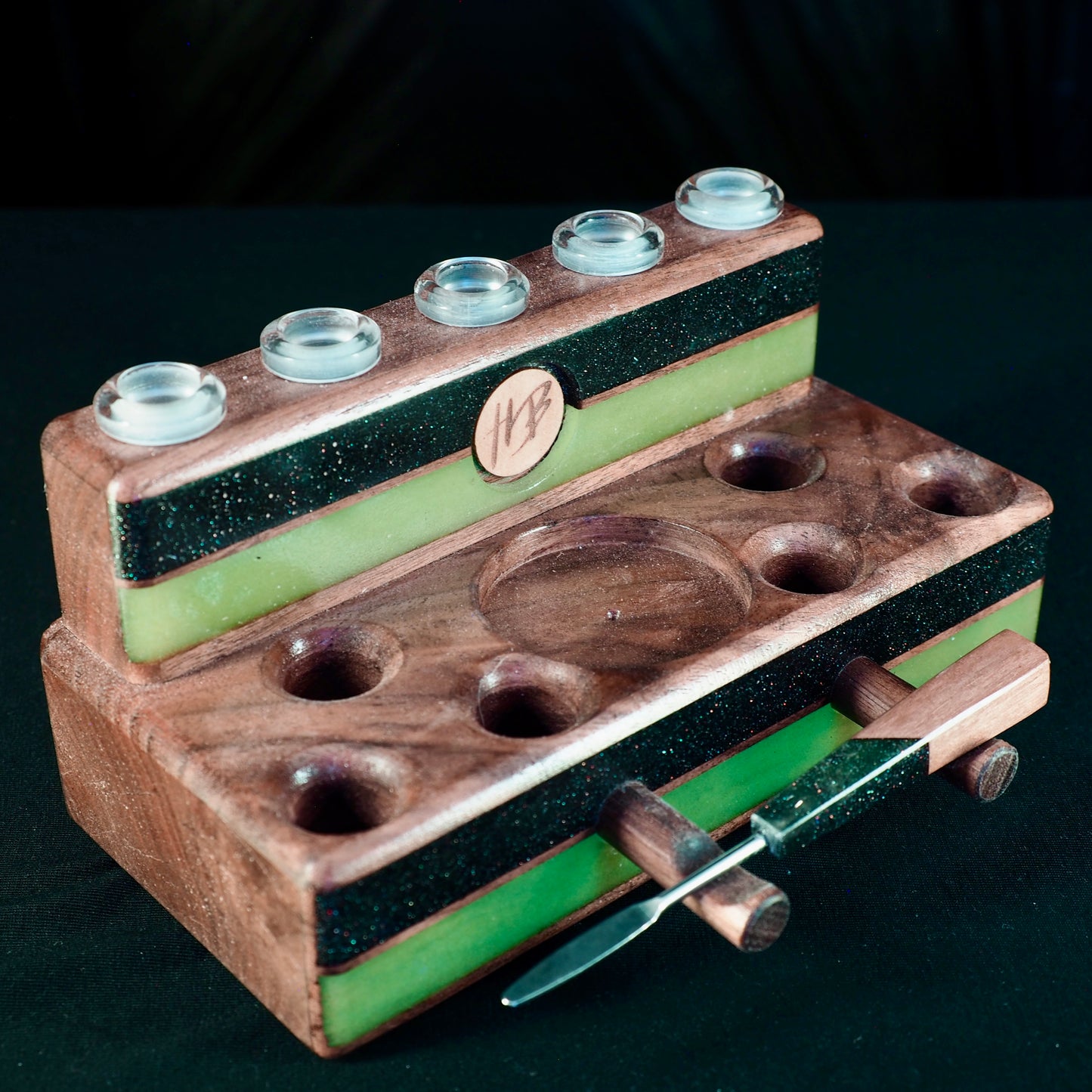 HeadyBlokCreations - Dab Station UV Reactive - 14mm