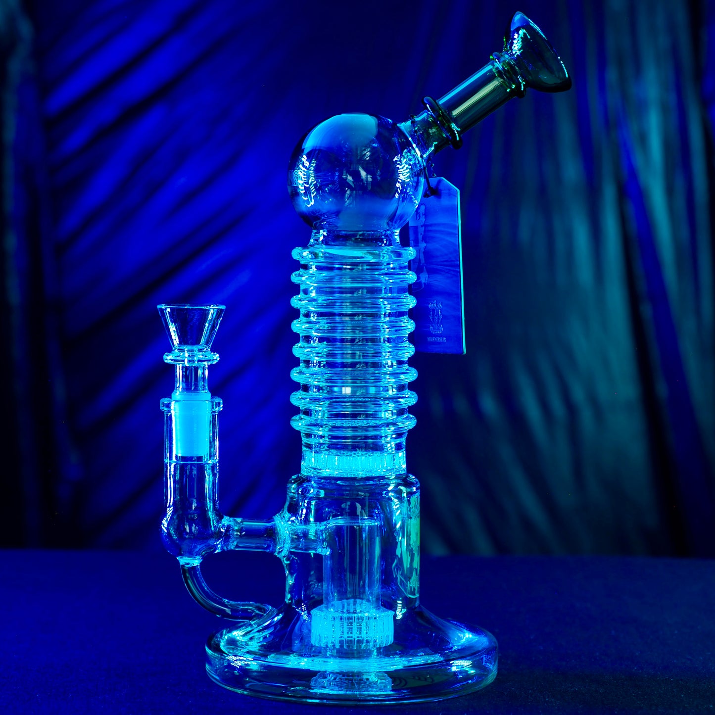 10.5" Bubbler with Showerhead and Honeycomb perc