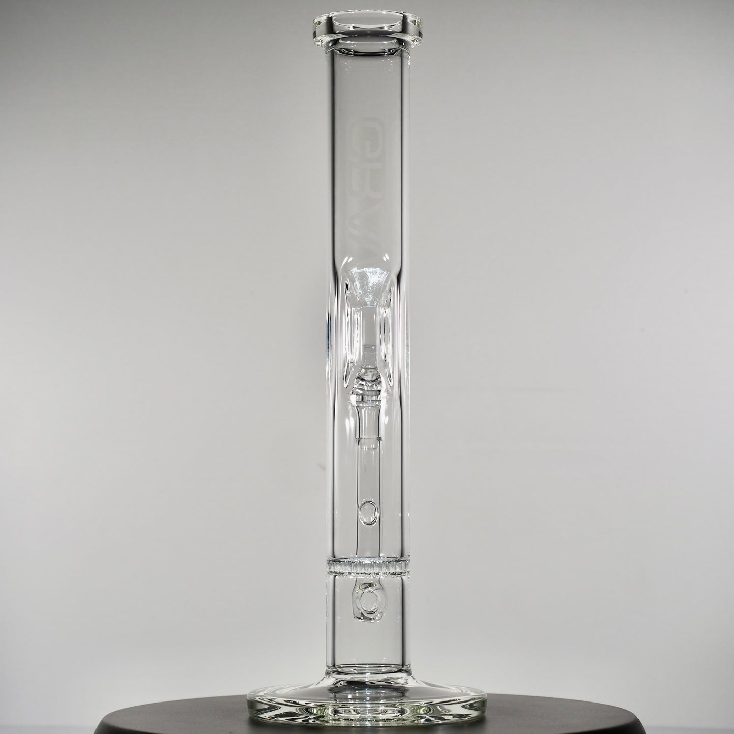 GRAV Honeycomb Tube Bong w/Clear Straight Base