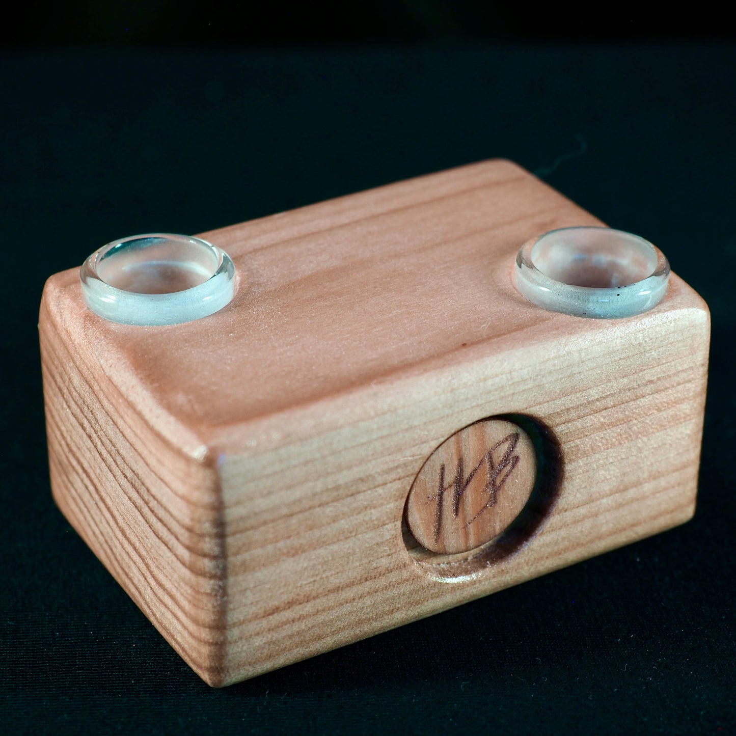 HeadyBlokCreations - 2 Joint Display - 18mm - Poplar