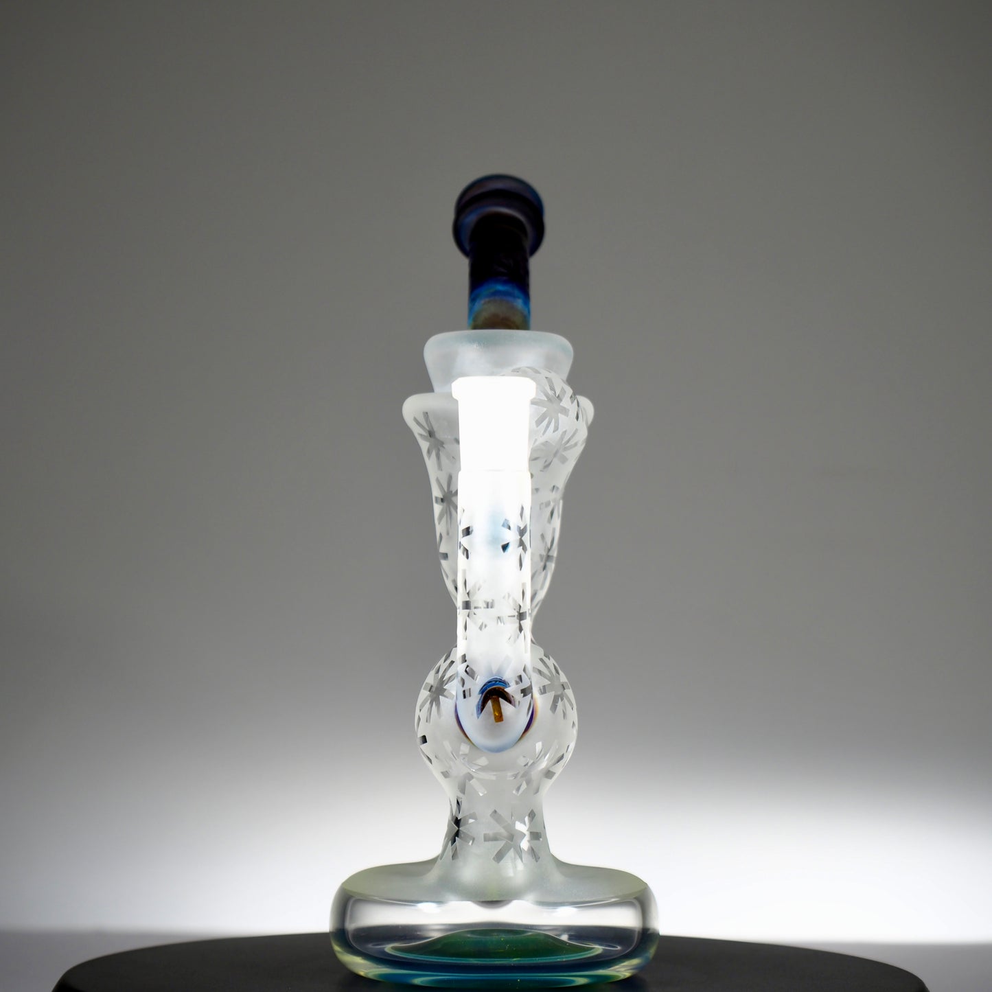 FUNKTION FACTORY - Blue Amber Purple Sandblasted Funkler