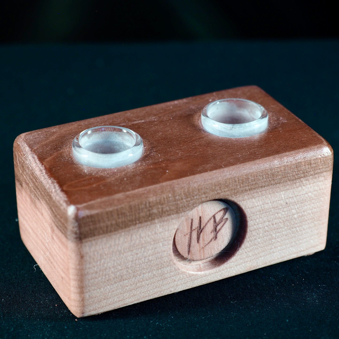HeadyBlokCreations - 2 Joint Display - 18mm - Poplar