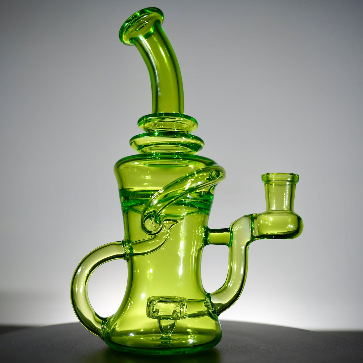 Green Klein with 4 Hole Perc