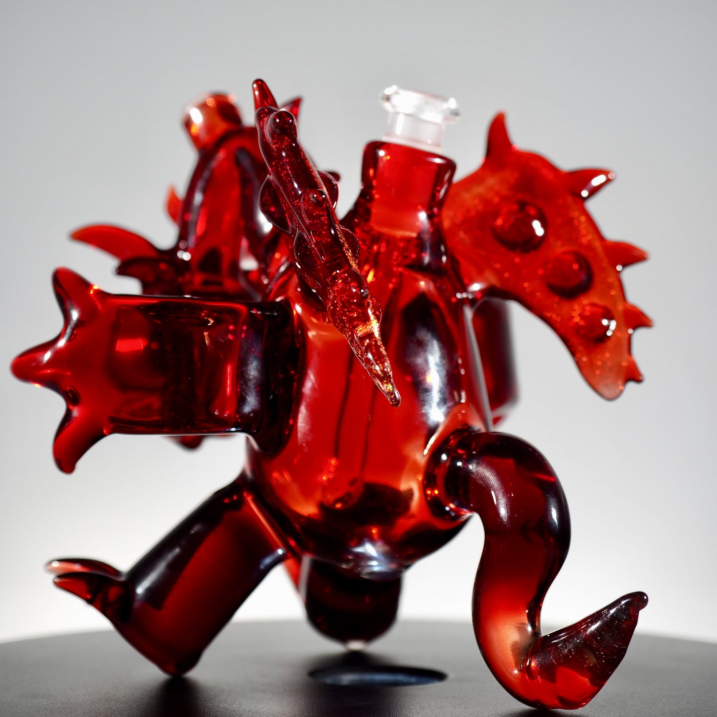 Kiebler - Puff Dragon - Ruby Red