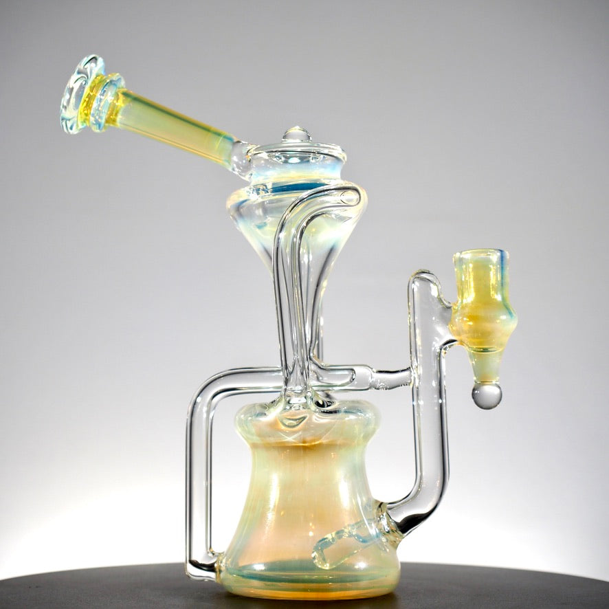 Updog Glass - Floating Recycler Silver Fumed