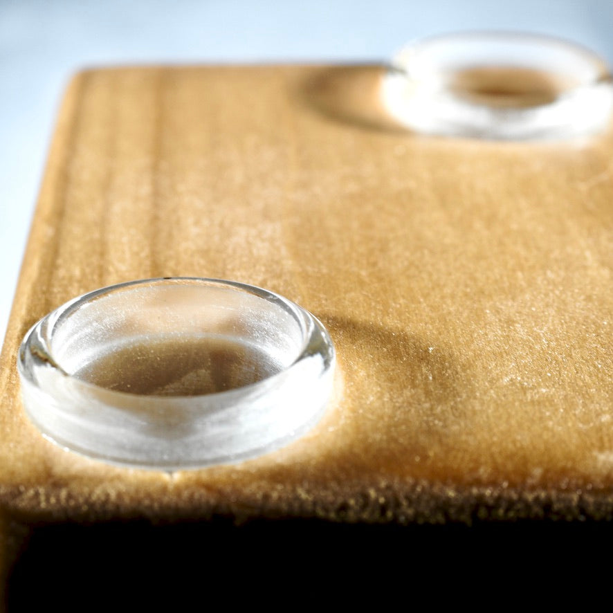 HeadyBlokCreations - 2 Joint Display - 18mm - Poplar