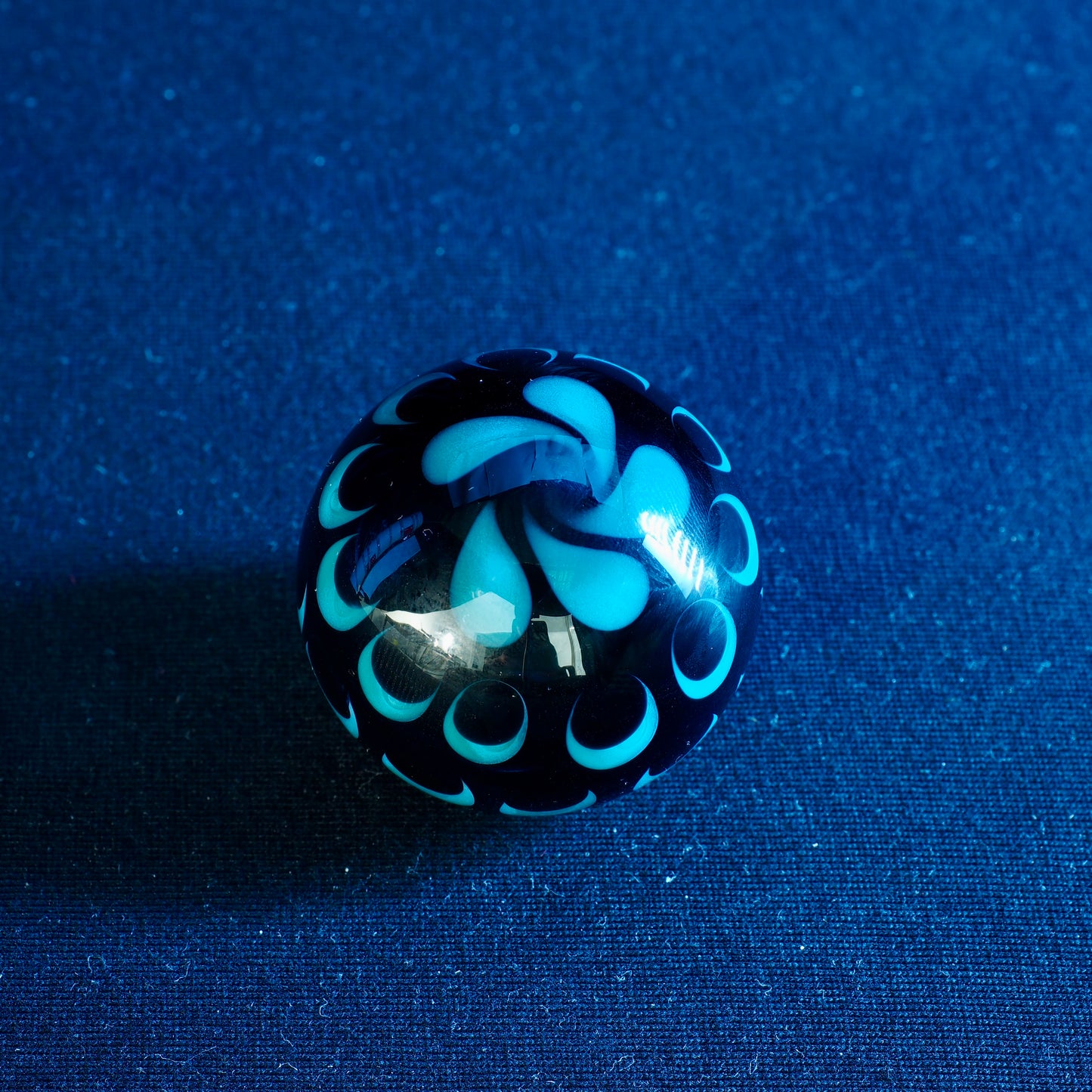 Large Sparkle Marble Carb Cap - Leaf Burst