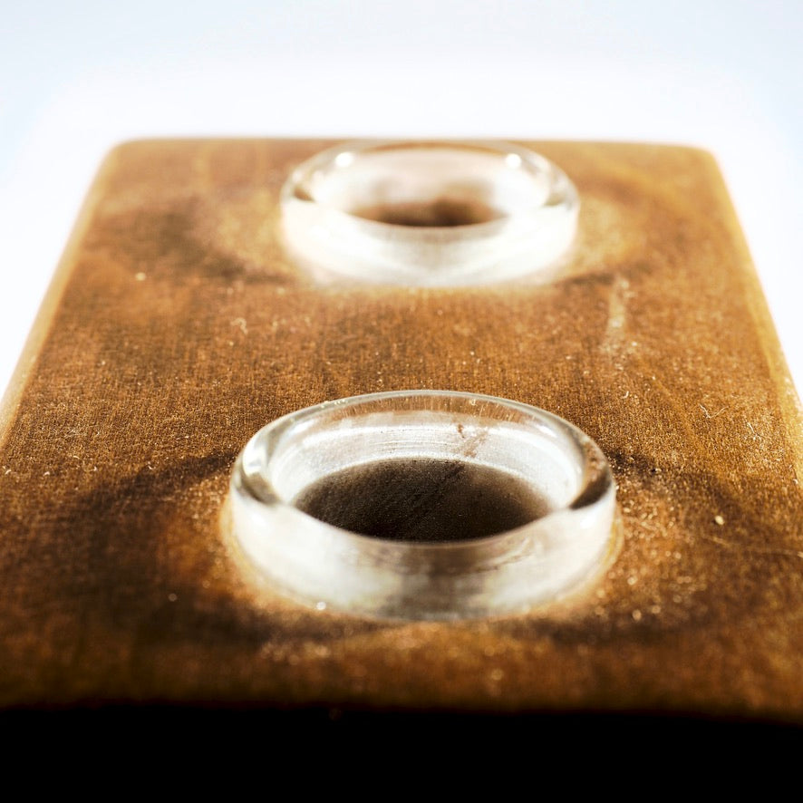 HeadyBlokCreations - 2 Joint Display - 18mm - Poplar