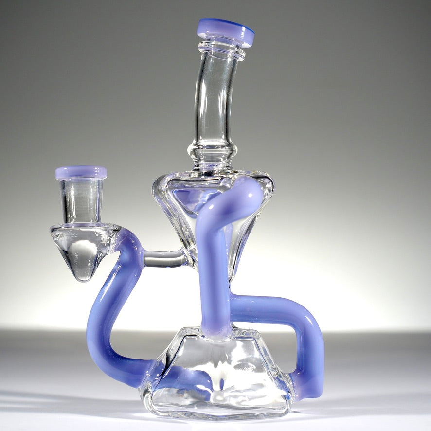 Recycler with 4 hole perc