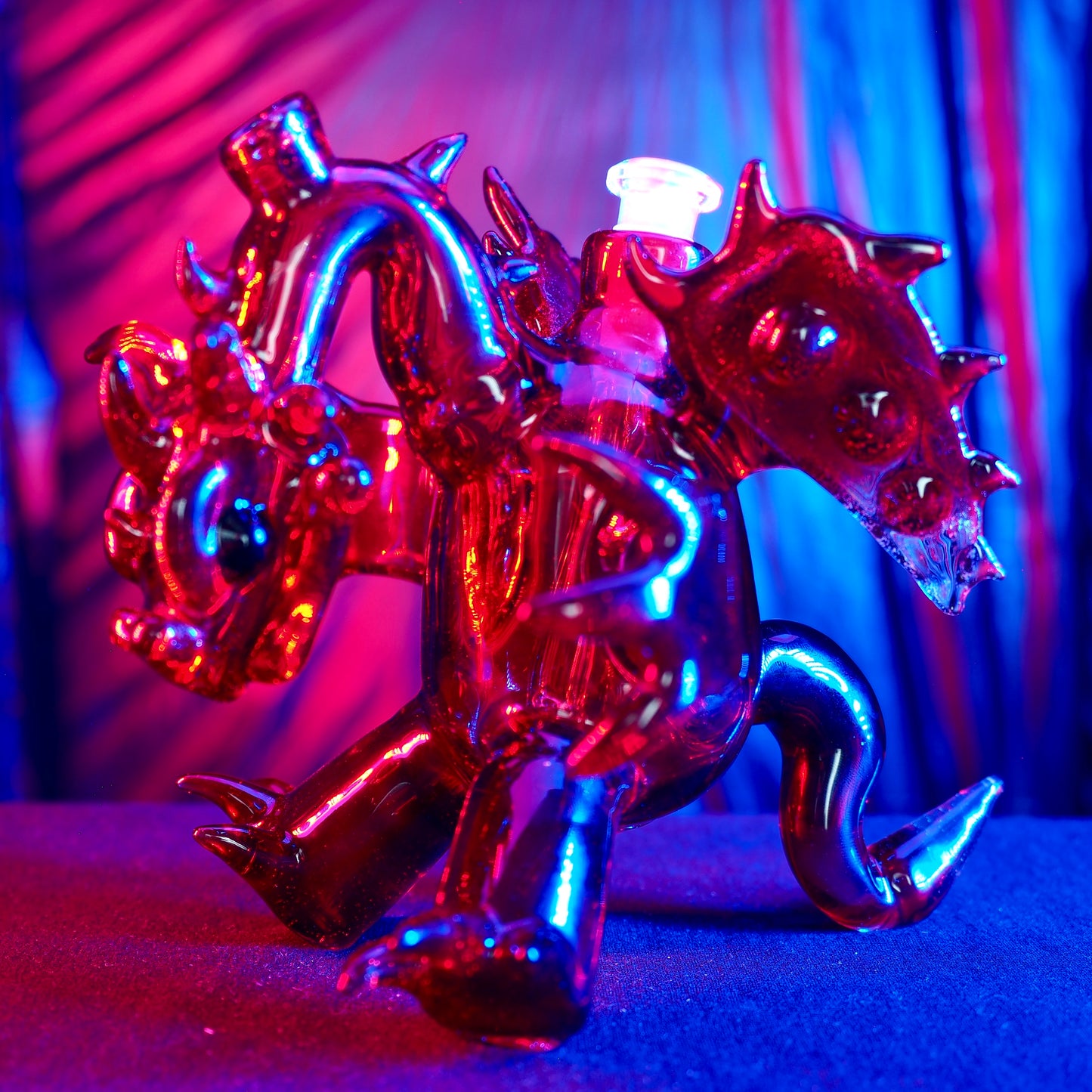 Kiebler - Puff Dragon - Ruby Red
