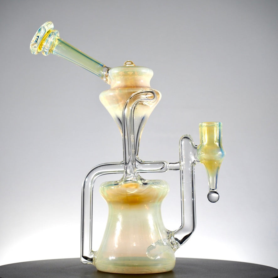 Updog Glass - Floating Recycler Silver Fumed