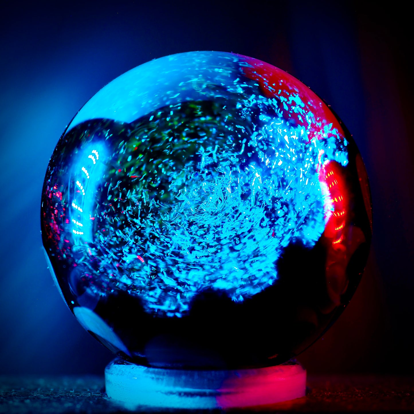Large Sparkle Marble Carb Cap - Leaf Burst