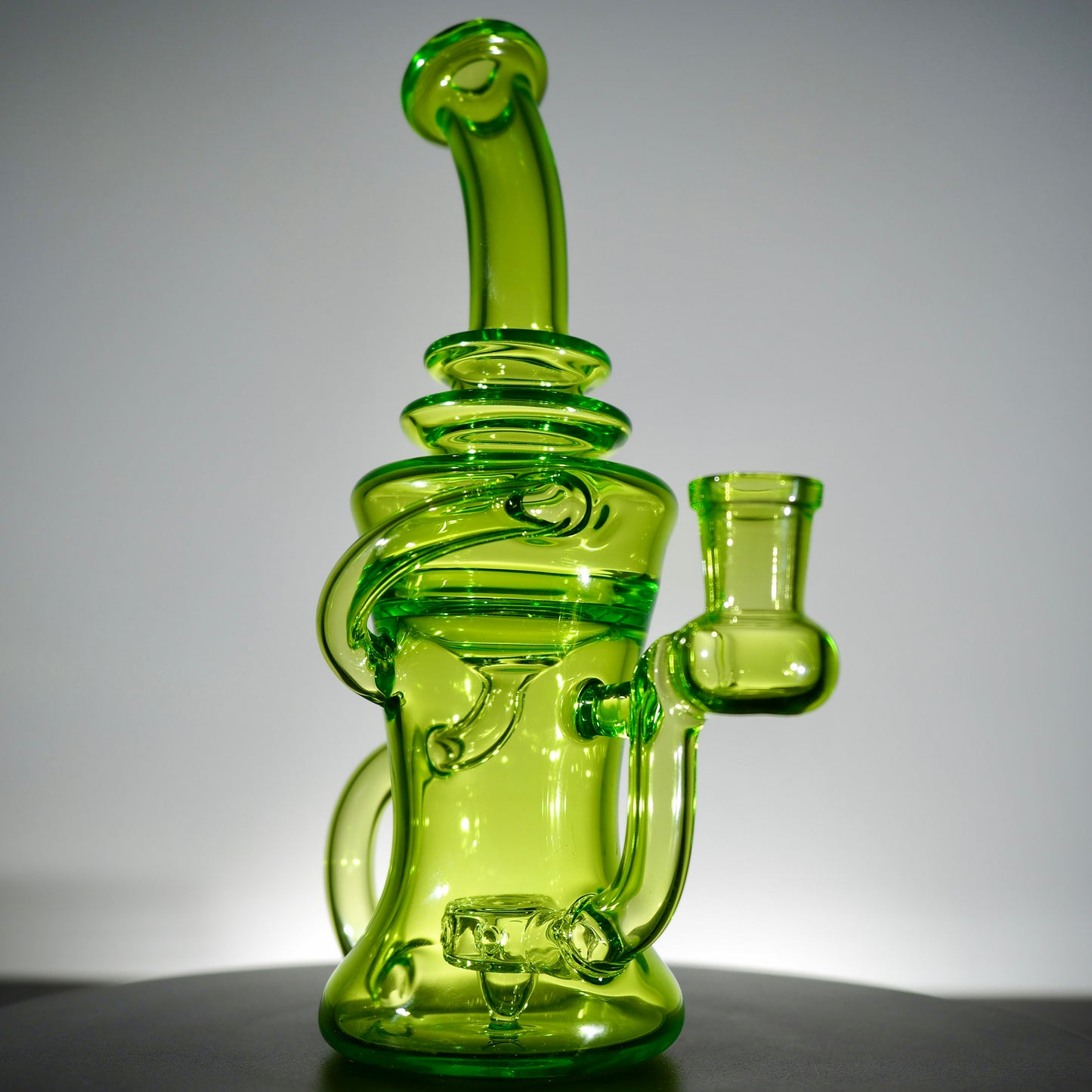 Green Klein with 4 Hole Perc