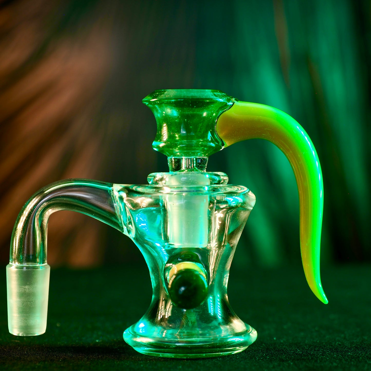 American Northstar Glass Dry Ash Catchers with Matching Horned Slide 14mm