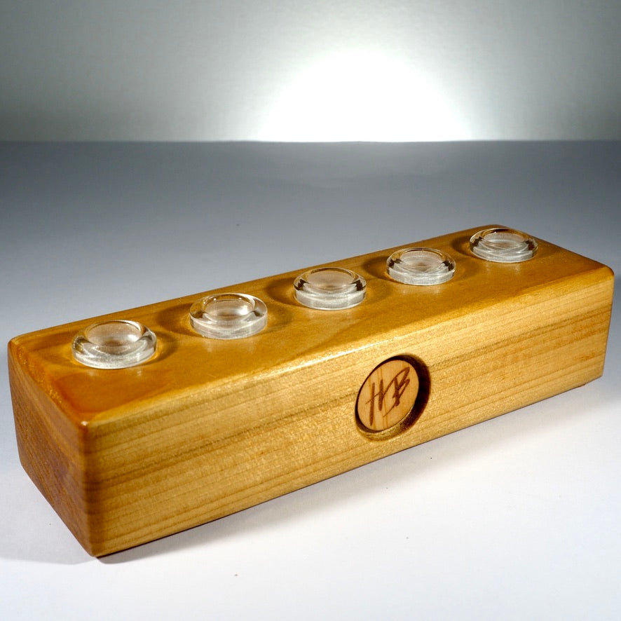HeadyBlokCreations - 5 Joint Display - 14mm - Poplar