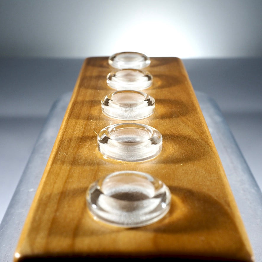 HeadyBlokCreations - 5 Joint Display - 14mm - Poplar