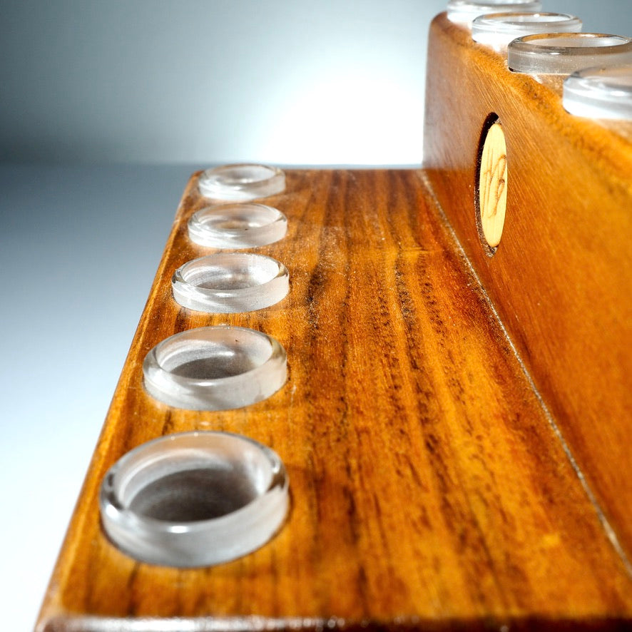 HeadyBlokCreations - 10 Joint Display - 18mm - Walnut
