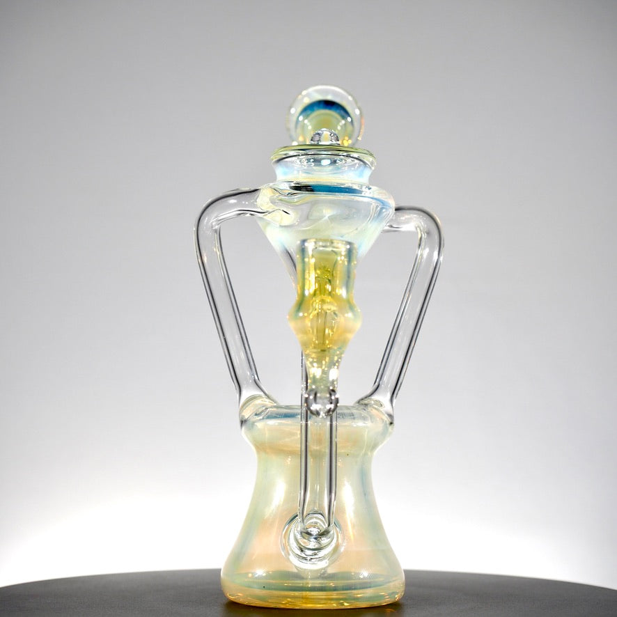 Updog Glass - Floating Recycler Silver Fumed