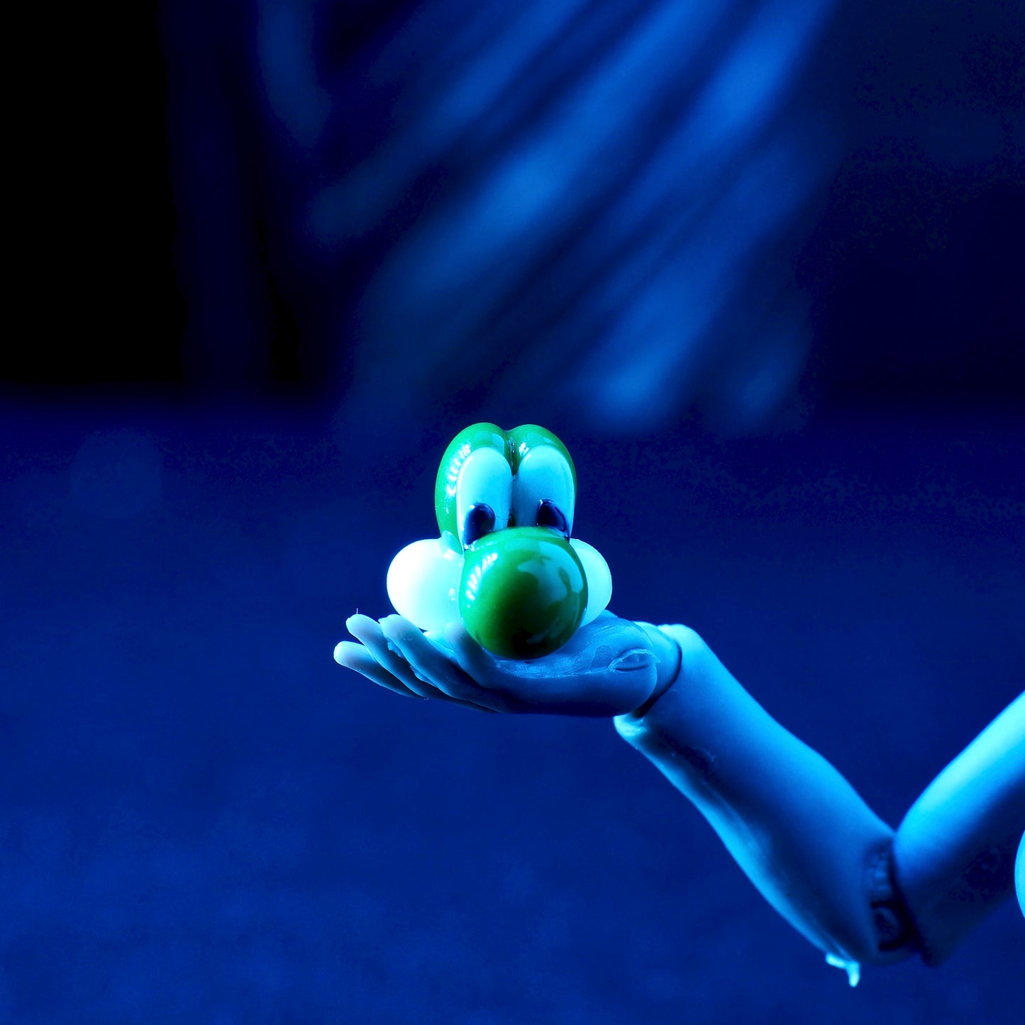 Melty Glass - Yoshi Head - Green