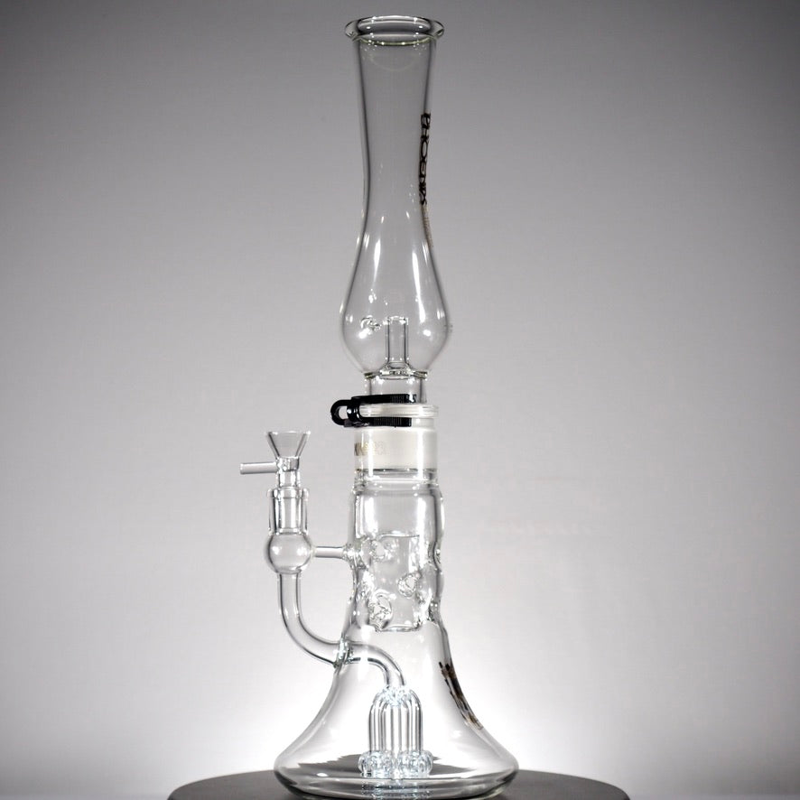 Honeycomb & Swiss Perc Bong with Helix Function