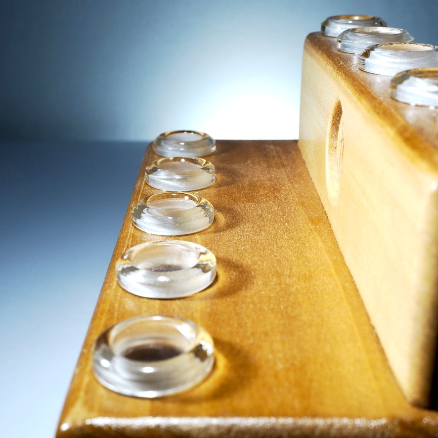 HeadyBlokCreations - 10 Joint Display - 14mm - Poplar