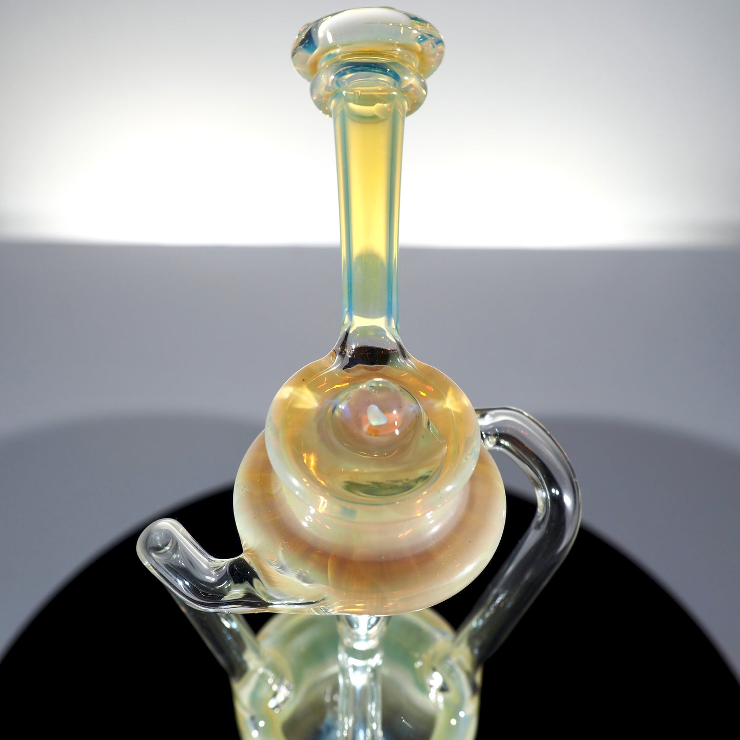 Updog Glass - Floating Recycler Silver Fumed
