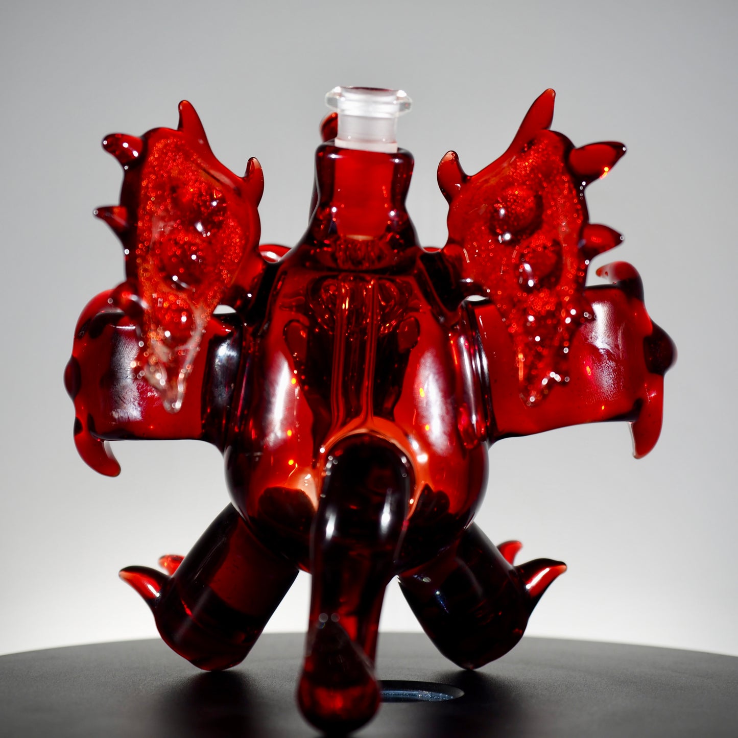 Kiebler - Puff Dragon - Ruby Red