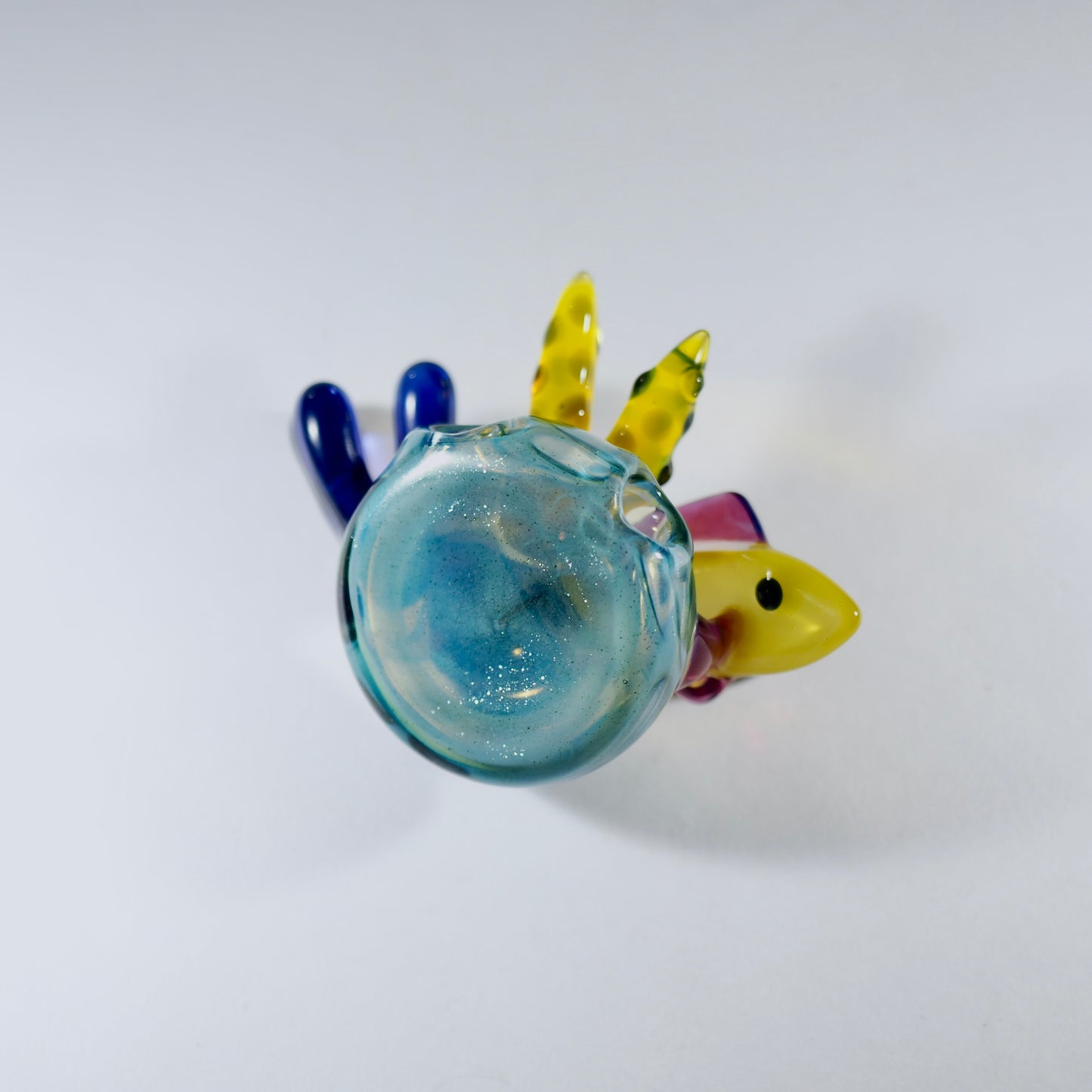 Reef Fish Pendant - Purple/Yellow (UV)