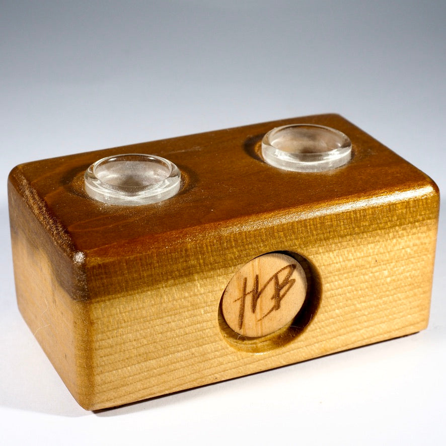 HeadyBlokCreations - 2 Joint Display - 18mm - Poplar