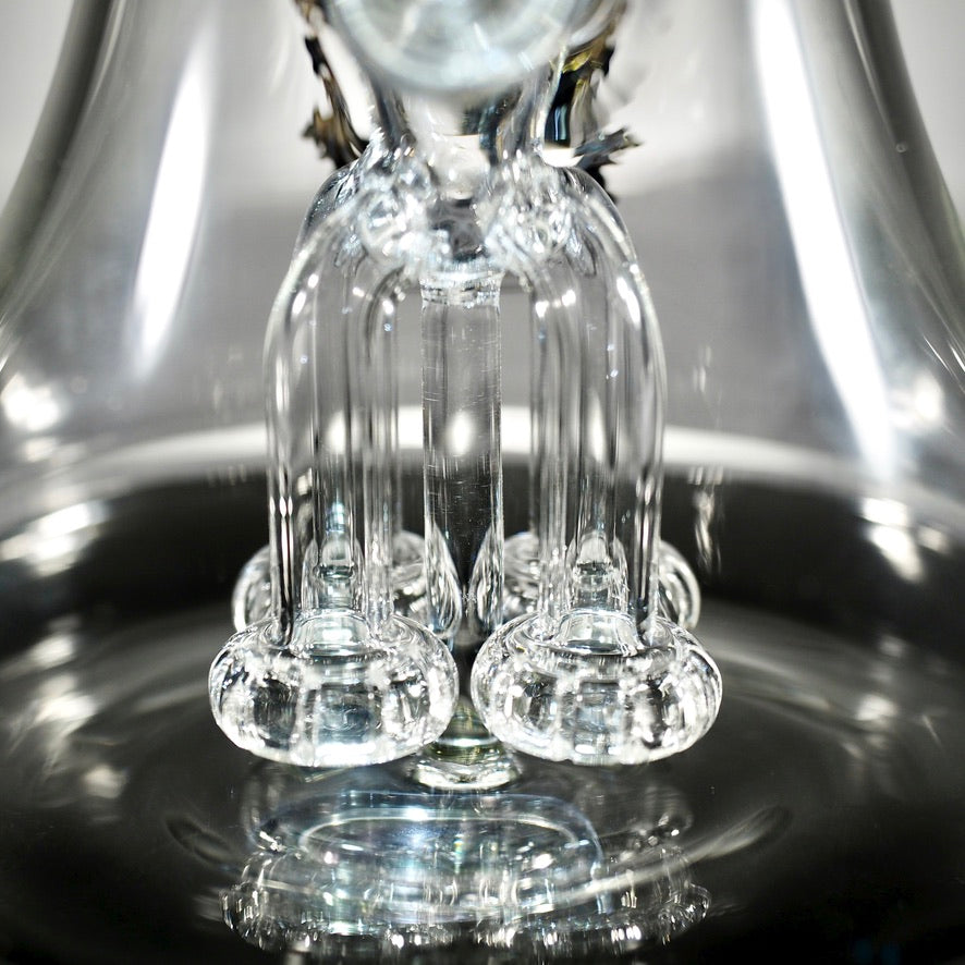 Honeycomb & Swiss Perc Bong with Helix Function