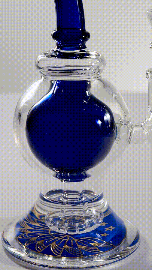 7" Showerhead Ball Fab - Blue