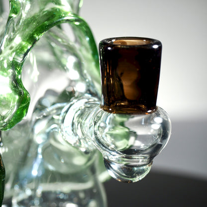 Slurm Snob Glass - Dino Rig Green/Black