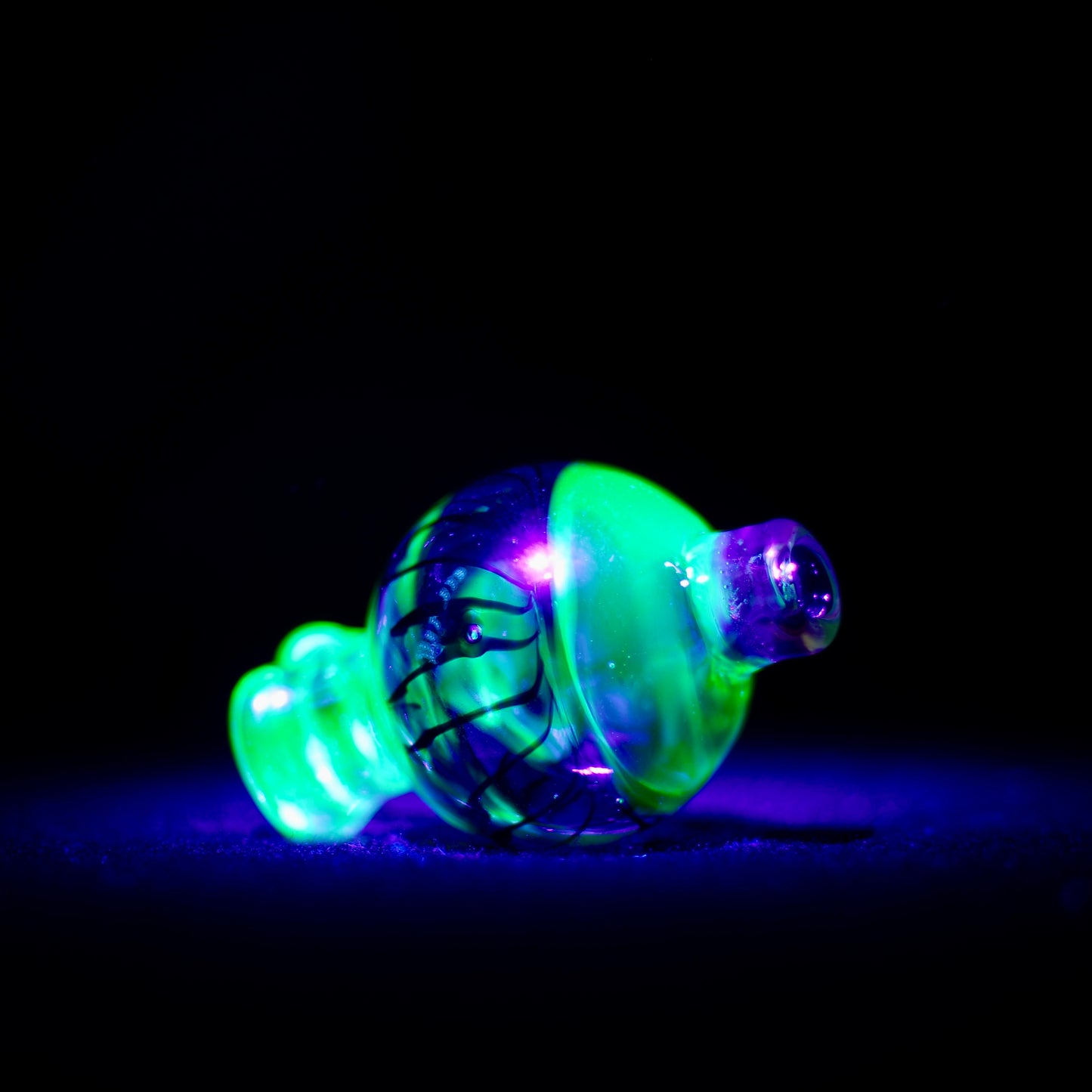 Warwick Glass - Bubble Cap 21mm (UV Reactive)