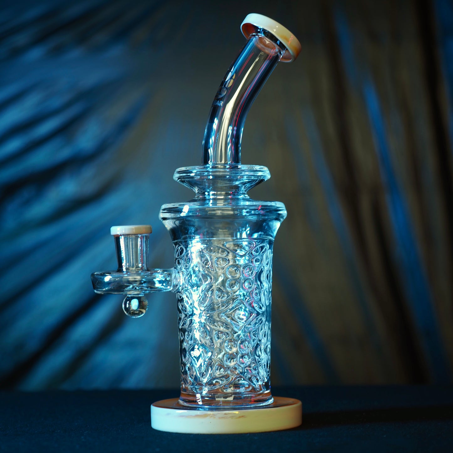 Calibear Flared Helix Carved Dab Rig Series