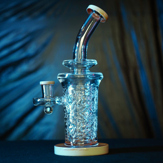 Calibear Flared Helix Carved Dab Rig Series