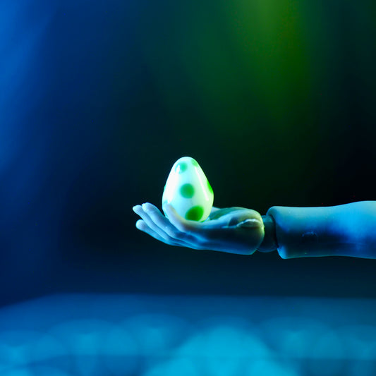 Melty Glass - Yoshi Egg - Green - Pearl
