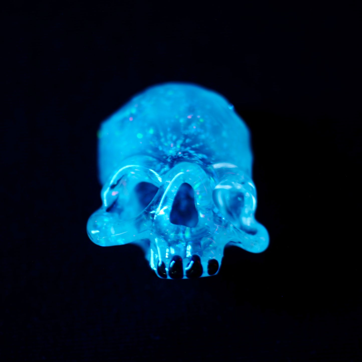 Crushed Opal Skull by Warwick Glass
