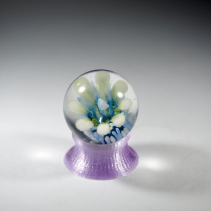 Flower Marble with floating Opal