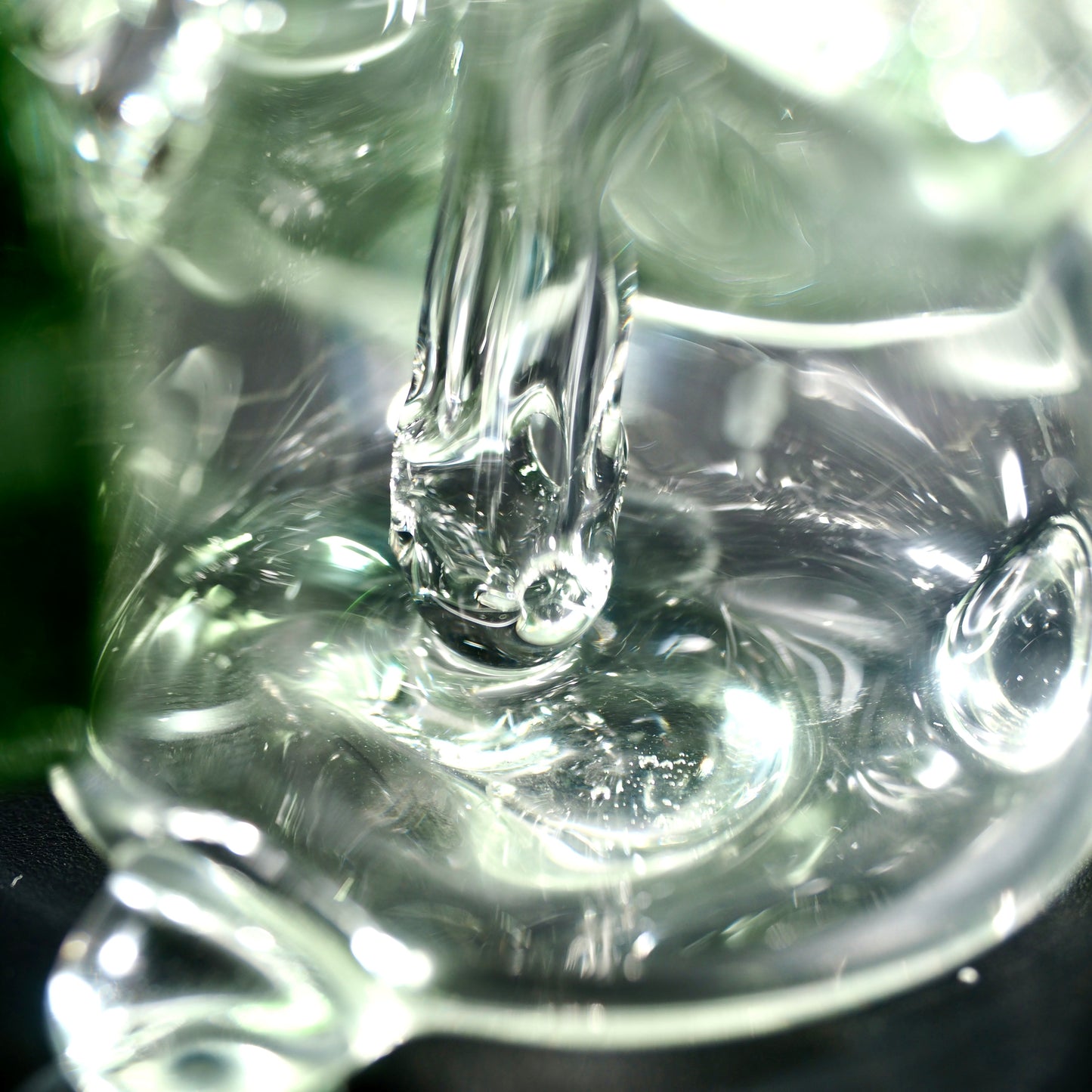 Slurm Snob Glass - Dino Rig Green/Black