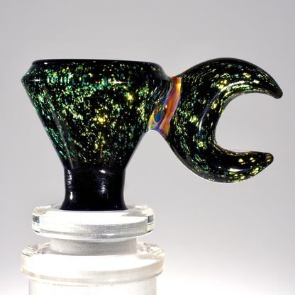 American Northstar glass Bowl with Moon handle