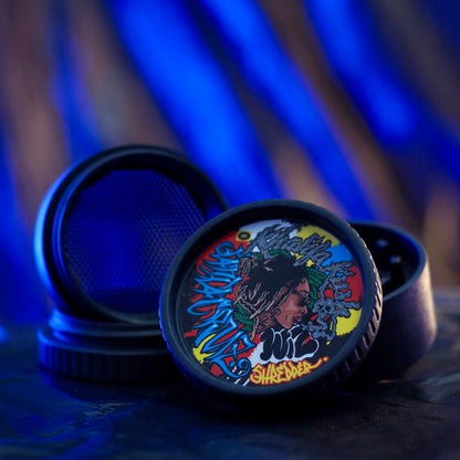 Santa Cruz Shredder x Whiz Khalifa - Hemp 4pc Grinder "Khalifa Kush"