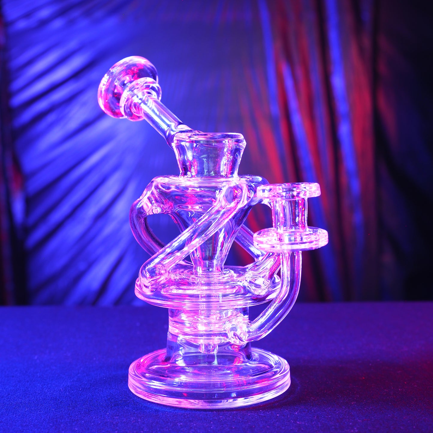Sabai Glass - 4-Uptake Recycler Rig 10mm
