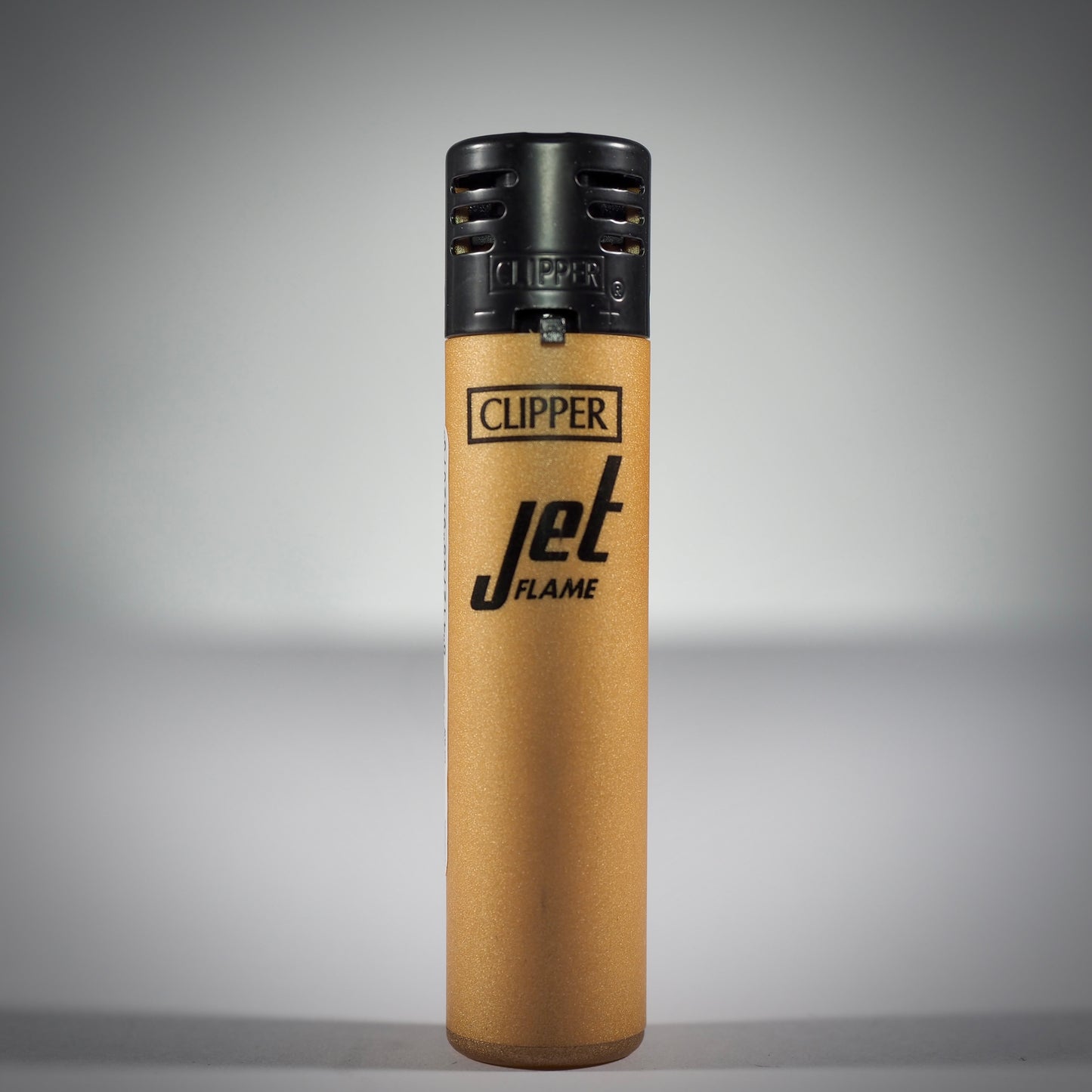 CLIPPER - Jet Lighter - Black/Gold