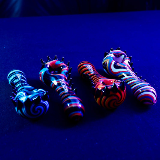 Colour Swirl Glass Hand Pipe