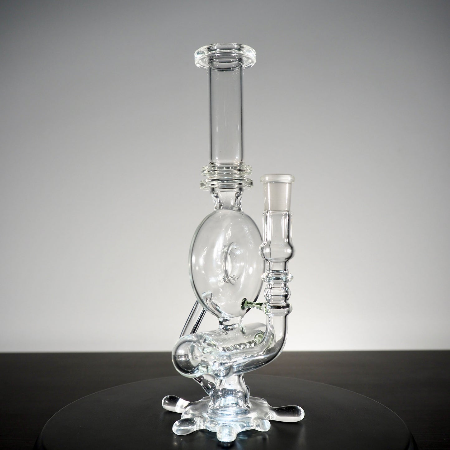Aleycat Glass - Splatter Donut Recycler