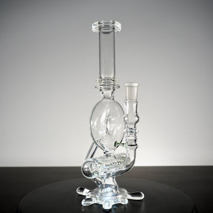 Aleycat Glass - Splatter Donut Recycler