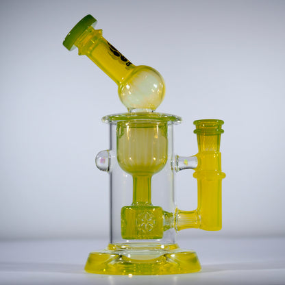 Calibear Kickback Torus Incycler Encased Two Opals W/ Seed of Life Perc