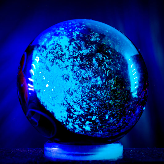Large Sparkle Marble Carb Cap - Opal Swirl